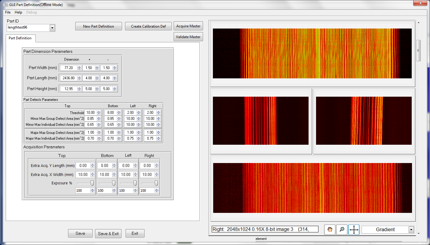 Extrusion Vision System